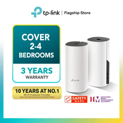 TP-LINK Deco HC4(2-pack) AC1200 Dual Band Gigabit MU-MIMO WiFi Mesh Router (Whole Home Mesh WiFi System) Works with all Telcos (Supports IPTV)