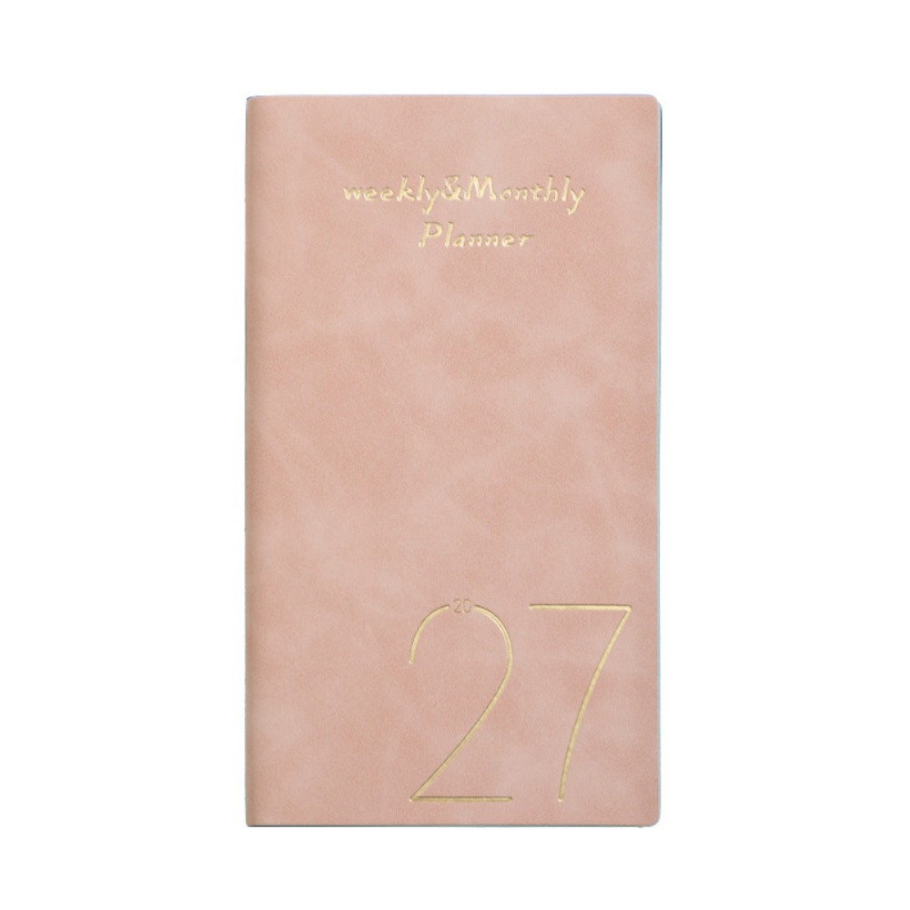 GIORGIONE A6 2027 Schedule Planner Notepad Wear-resistant English To-do List Notebook Academic Weekly Agenda Portable Personal Schedule Journal School Office Supplies