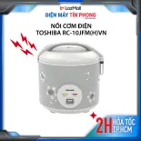 Nồi cơm điện Toshiba RC-10JFM(H)VN - 1.0 lít, lòng nồi chống dính, công nghệ nhiệt,3D giữ ấm- Hàng chính hãng, bảo hành 12 tháng