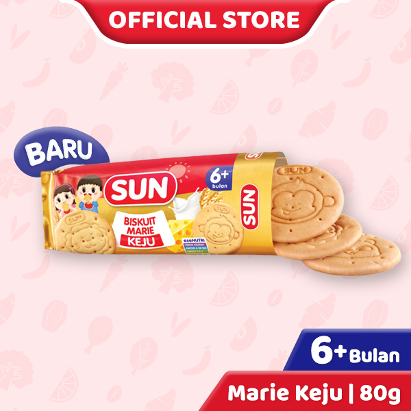 SUN Biskuit Marie Keju 80 Gr