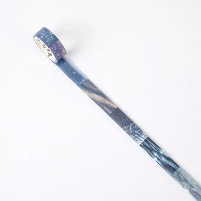 Thỏa thuận jianwu 15mm * 300cm bầu trời thiên hà mặt trăng Tạp Chí băng dính trang trí Sticker cắt dán băng dán Nhật ký sổ lưu niệm văn phòng phẩm trở lại trường học