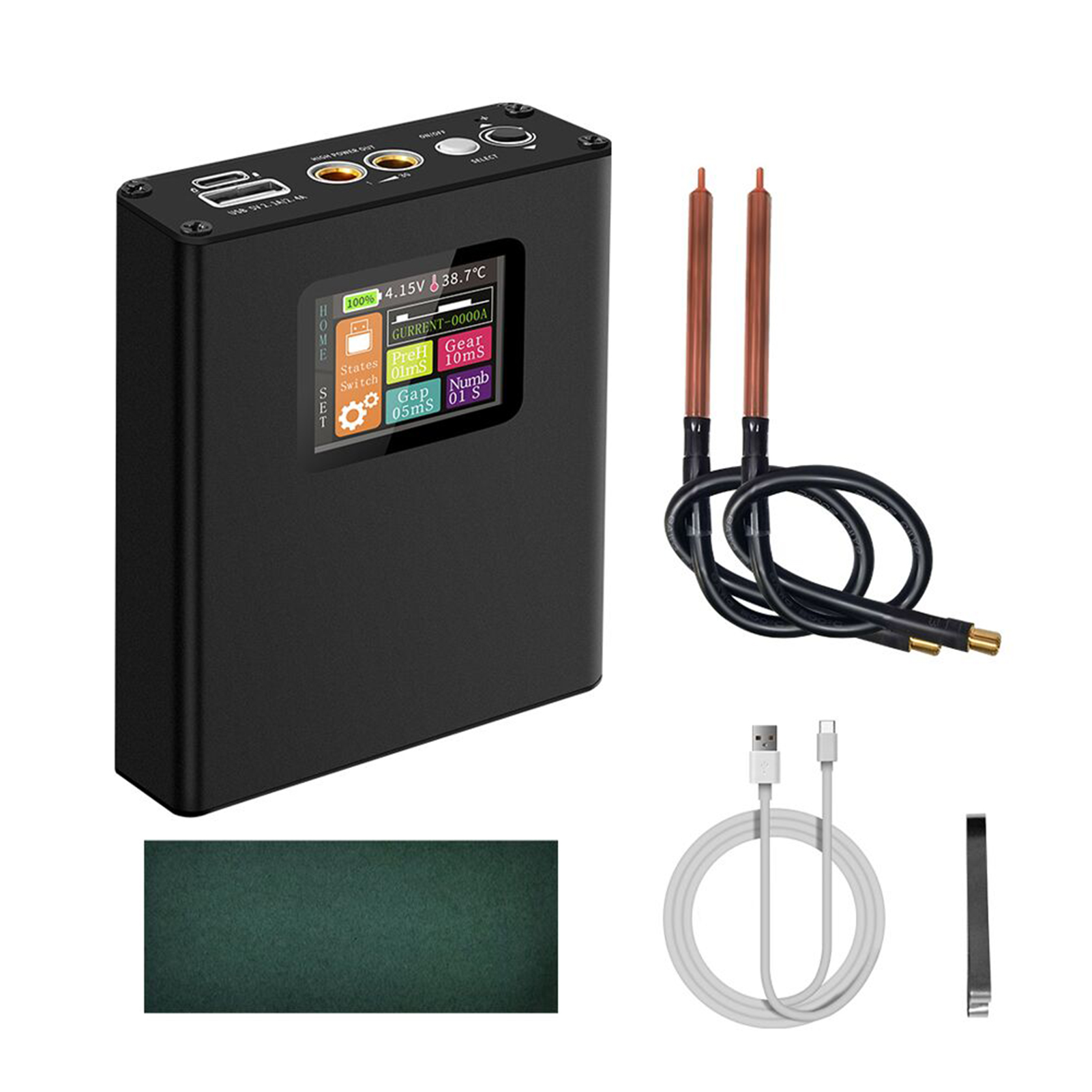 Kkmoon Kỹ Thuật Số Tại Chỗ Máy hàn Lithium Pin Hàn Thiết Bị Với Sạc Chức Năng Pal DIY Trọn Bộ Cho 0.25Mm Tấm mạ niken Và 0.15Mm Tấm niken tinh khiết