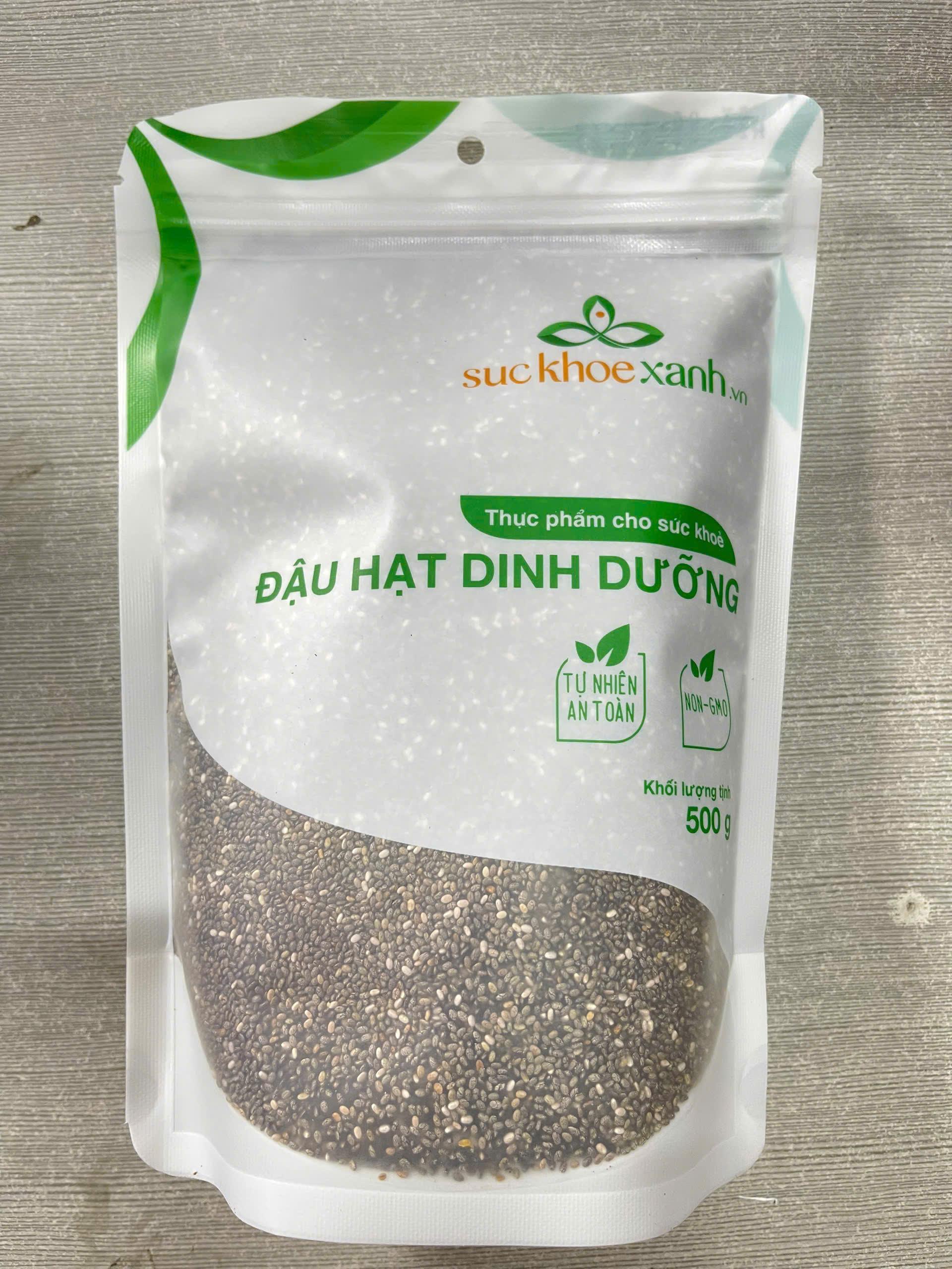 500g Hạt Chia Nhập khẩu Organic Hữu Cơ, ăn kiêng giảm cân, tốt cho sức khoẻ