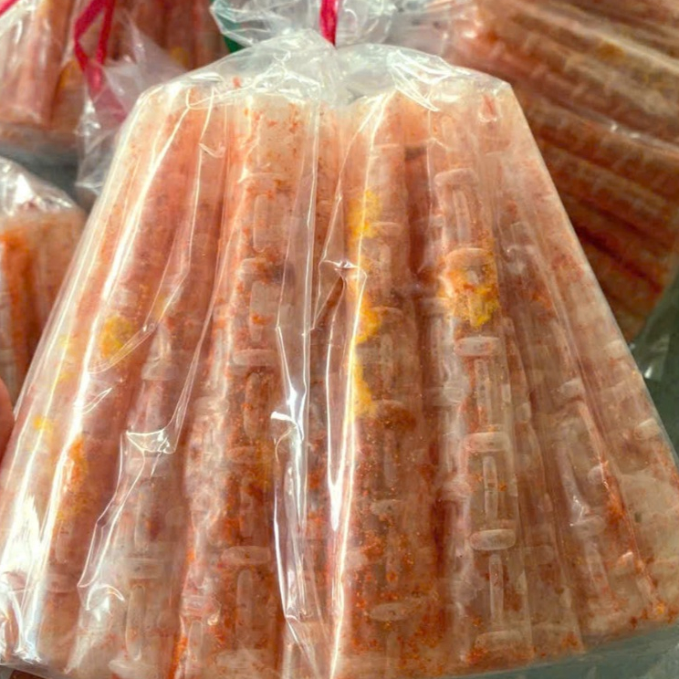 Bánh Tráng Ống Tôm Chà Bông (Bịch 25 Ống) - Bánh Tráng Cuộn Ăn Vặt Tây Ninh, Nổi Tiếng Tây Ninh