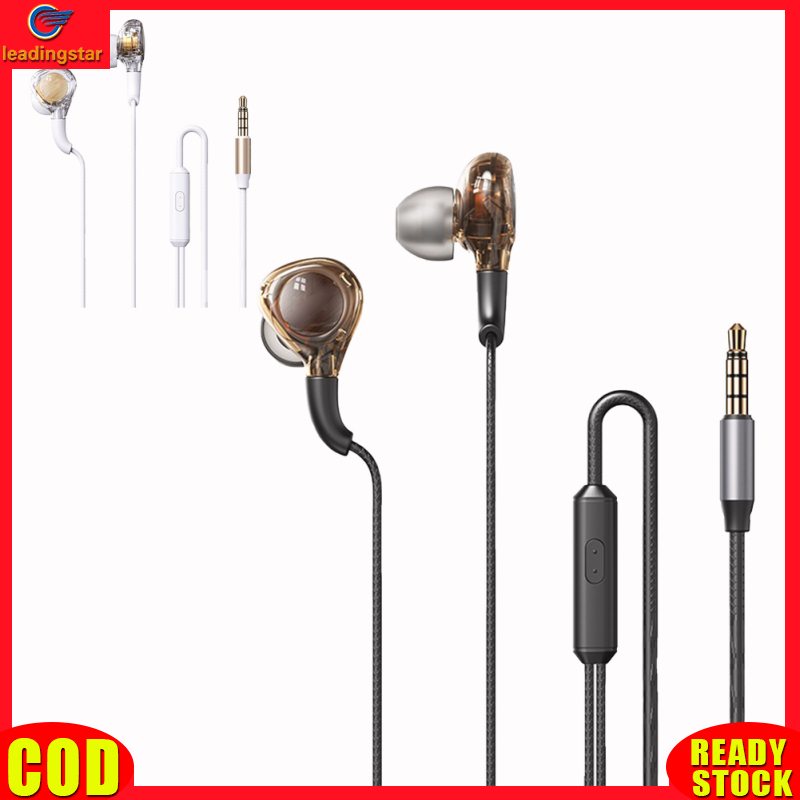 LeadingStar RC Authentic RM-670 Wired Earbuds In-Ear Headphones Stereo Sound Quality Transparent Design Earphones For All 3.5mm Jack Devices ราคา 157 บาท*ส่งฟรี