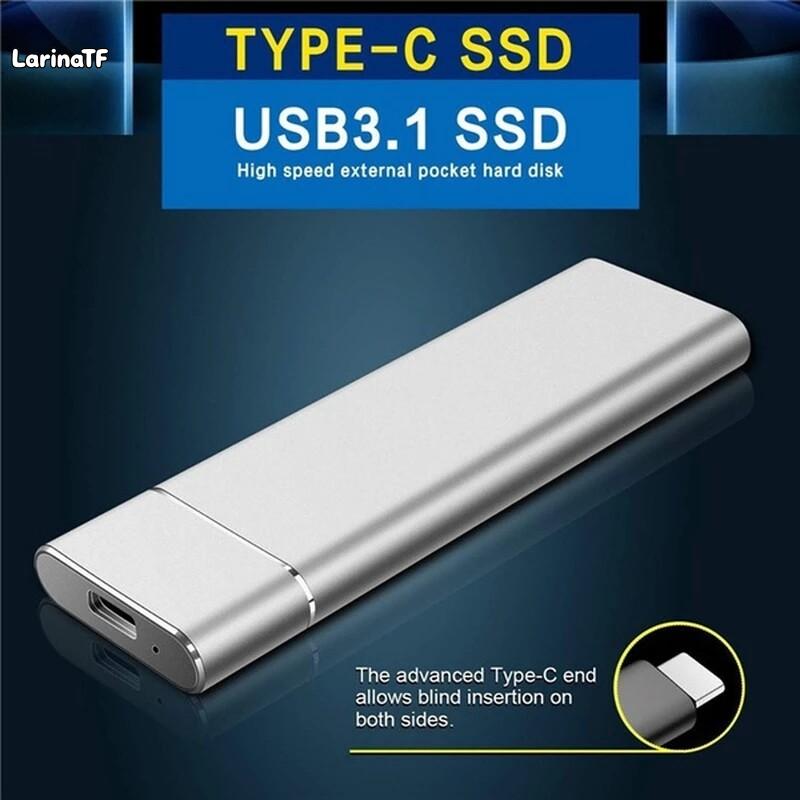 SSD ภายนอก USB 3.1 ขนาด 8TB - ฮาร์ดไดรฟ์ความเร็วสูงแบบพกพาสำหรับเดสก์ท็อปแล็ปท็อป ราคา 302 บาท*ส่งฟรี