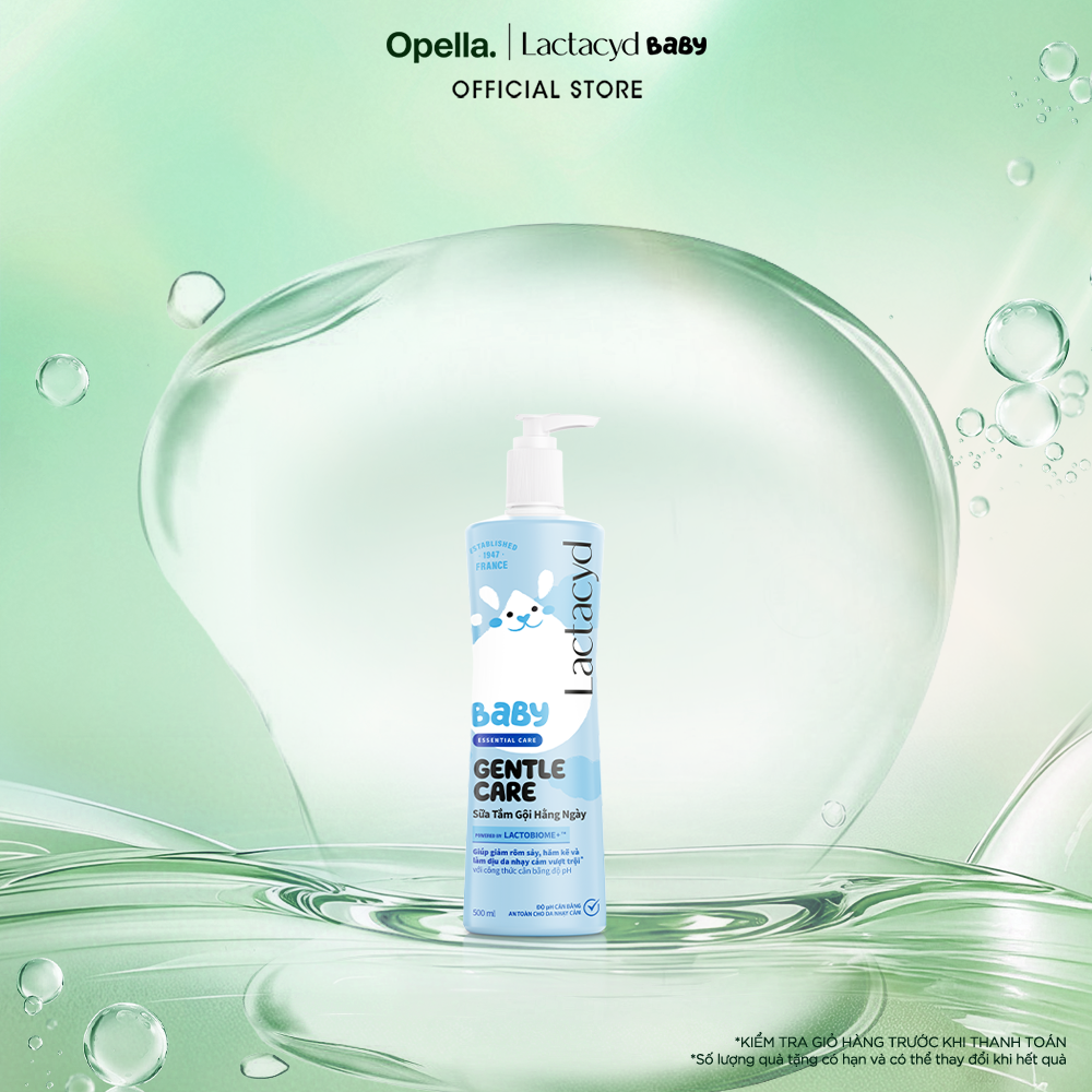 Sữa Tắm Gội Trẻ Em Lactacyd Baby Gentle Care Bảo Vệ Dịu Nhẹ Cho Làn Da Nhạy Cảm 500ml