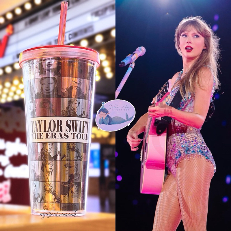 [Ready Stock] TAYLOR SWIFT THE ERAS TOUR TUMBLER 22OZ (650ML) LY NƯỚC TAYLOR SWIFT