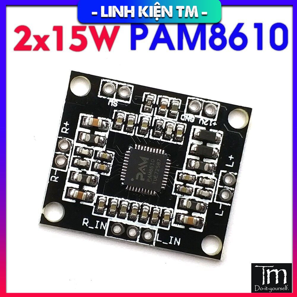 Mạch khuếch đại âm thanh pam8610 2*15w