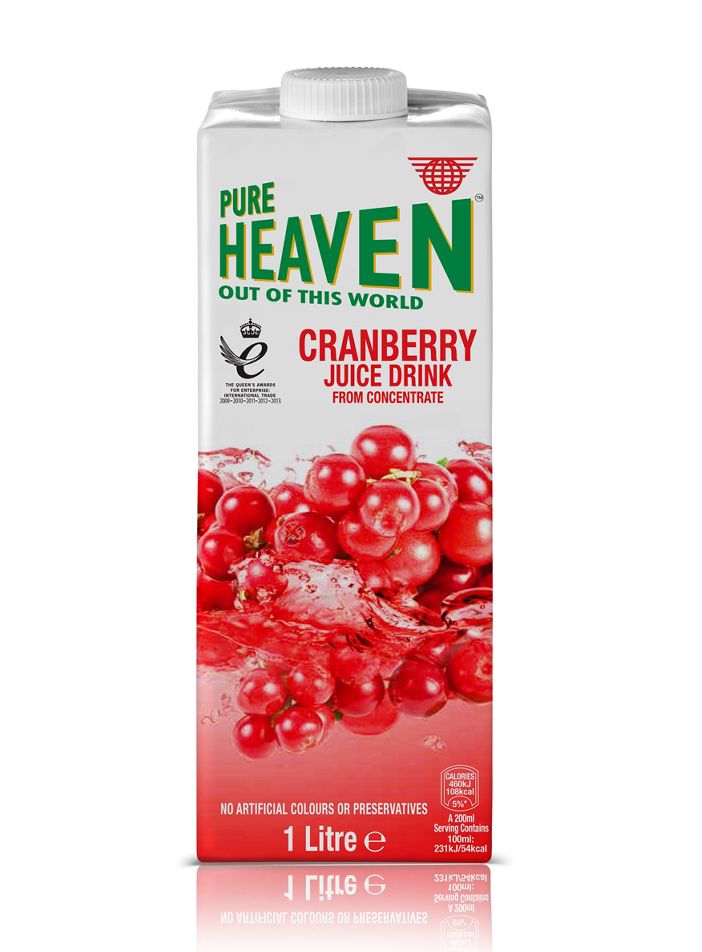 Nước Ép Nam Việt Quất Cranberry Juice hiệu Pure Heaven hộp 1L