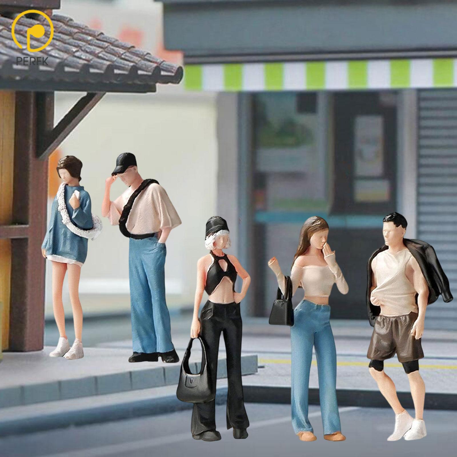 5Pcs 1/64 Figures People Figurines Collectibles Miniature Character Trendy Male Female for Architectural Layout Decoration ราคา 34,305 บาท*ส่งฟรี