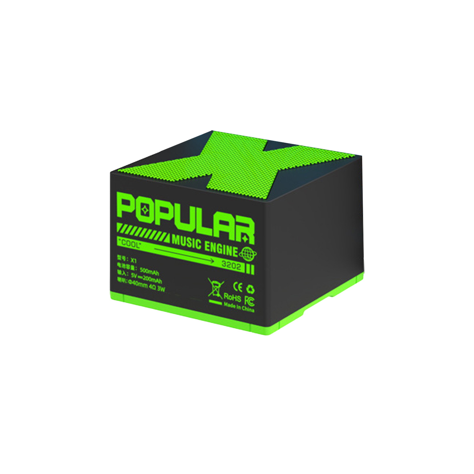 LM Portable Sound Box Compact Wireless Speaker Portable Mini Bluetooth Speaker with Powerful Volume and Clear Stereo Sound Ideal Music Box ราคา 133 บาท*ส่งฟรี