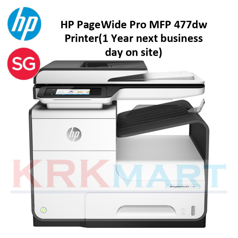 HP PageWide Pro MFP 477dw Printer(1 Year next business day on site) Singapore