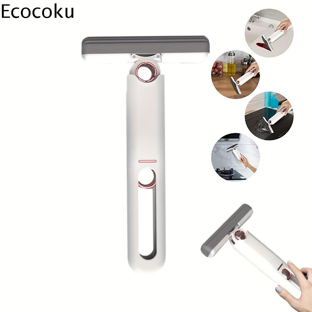 ECOCOKU Hấp thụ nước mạnh Cây lau nhà ép nhỏ Bụi Mini Cây lau nhà di động Đa dụng Có thể xoay Cây lau nhà xốp Xe hơi