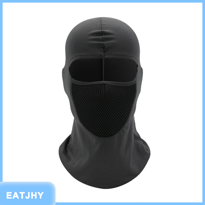 EATJHY Lycra hat headcover Windproof ngoài trời xe máy cưỡi headcover mặt nạ cưỡi bảo vệ mặt headcover