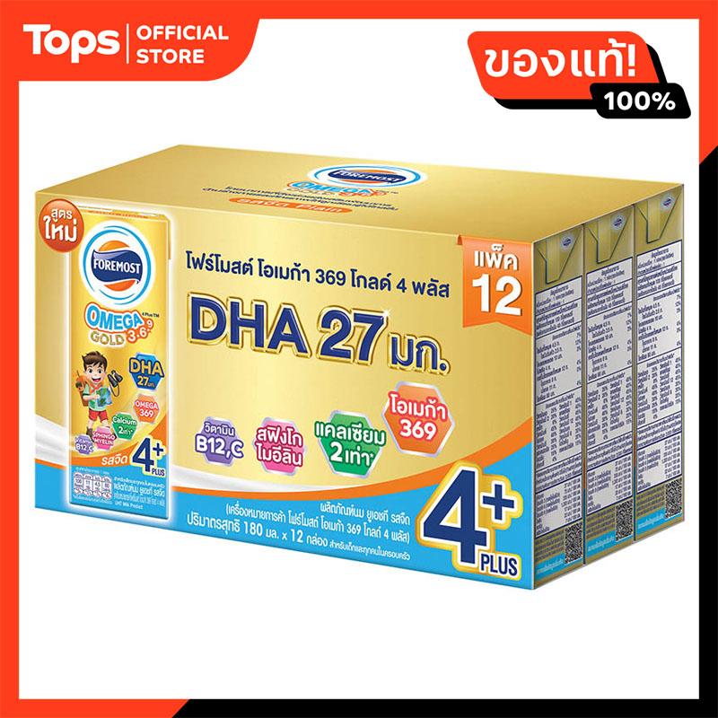 ForemosOmega4plusPlain180mlX12 ราคา 229 บาท*ส่งฟรี