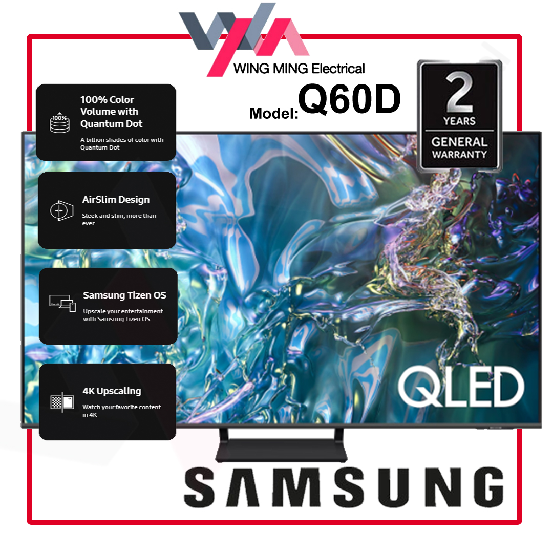 (2024 New Model) Samsung 75 Inch Neo QLED 4K Smart TV (QA75Q60DA) Television/电视机 QA75Q60DAKXXM