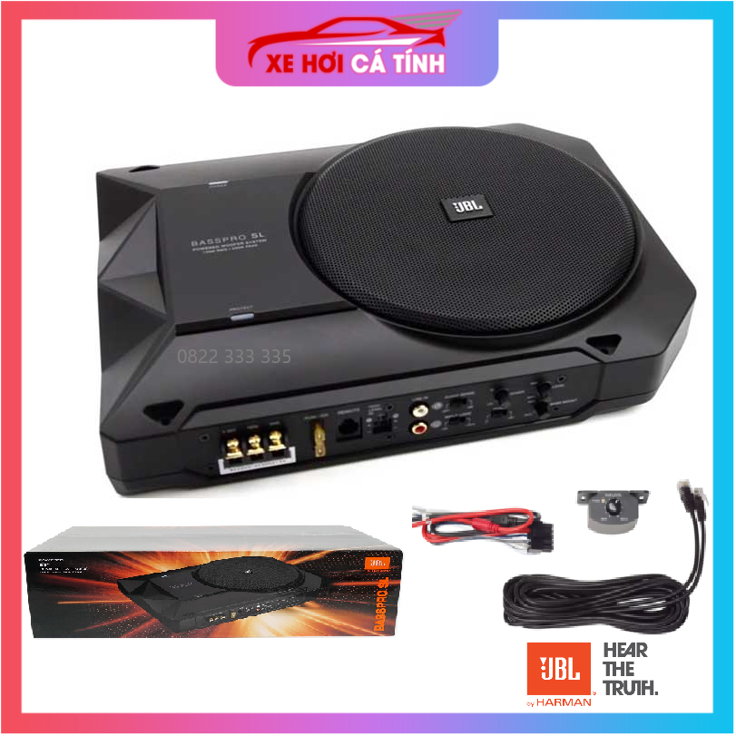 Loa sub siêu trầm jbl bass pro sl, loa sub ô tô harman kardon jbl, bảo hành chính hãng 12 tháng