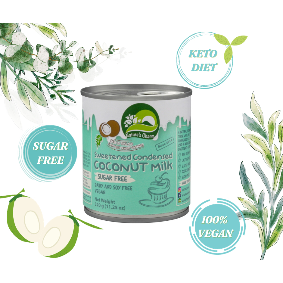 Vegan Condensed Milk from Coconut and Oats - Nature's Charm - 320g - 3
