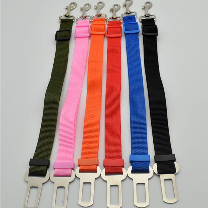 《Yogurt hairpin》♕✥ Adjustable Pet Dog Cat Car Seat Belt Vehicle Harness Lead Clip Safety Lever Traction Accessoires Chain CollarToysToysHair AccessoriesHair AccessoriesToysHats