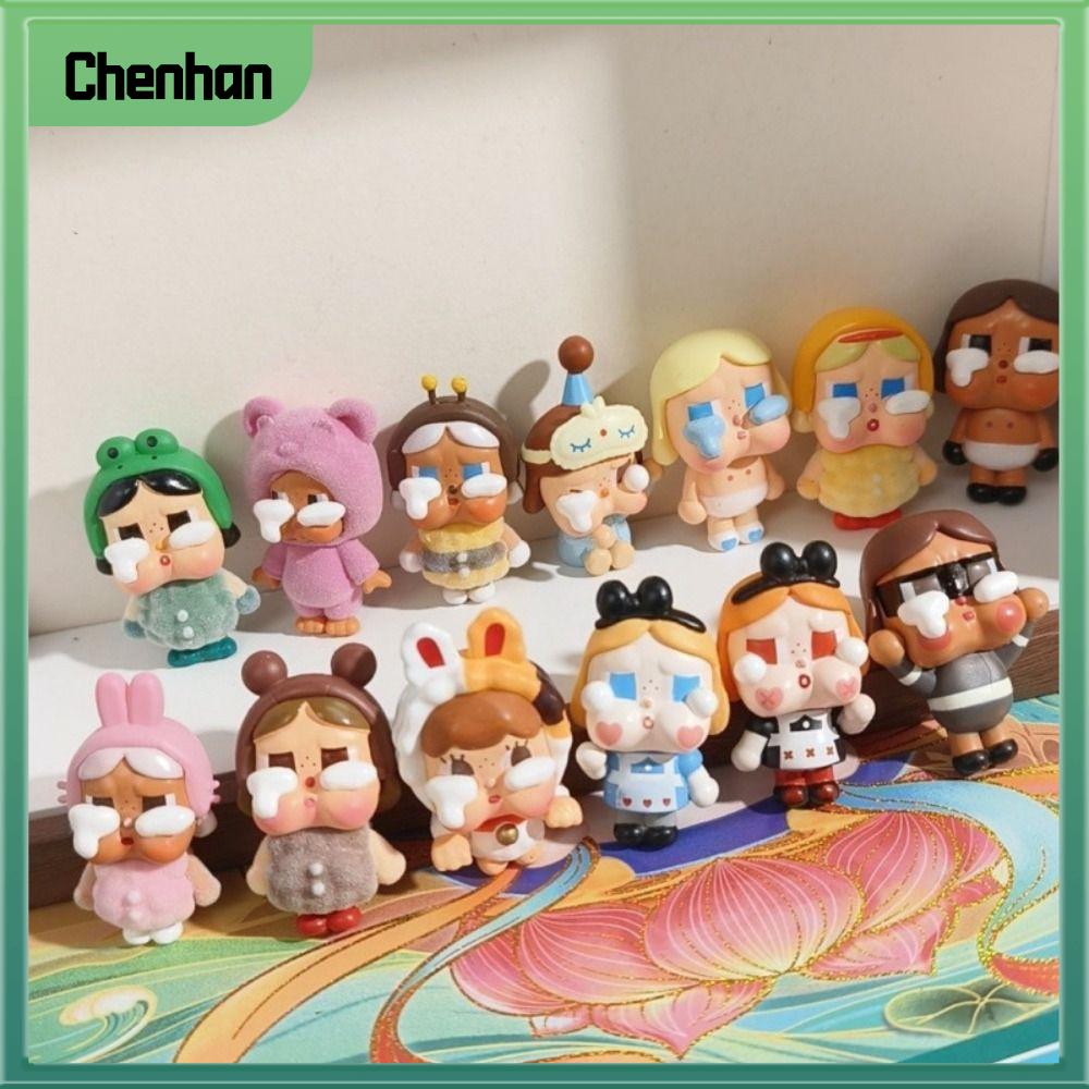 CHENHAN254698 Loạt phim Khóc Nữa Hộp bí mật crybaby Hoạt hình Popbean Tượng thu nhỏ Dễ thương POP Mart Đồ trang trí nhỏ