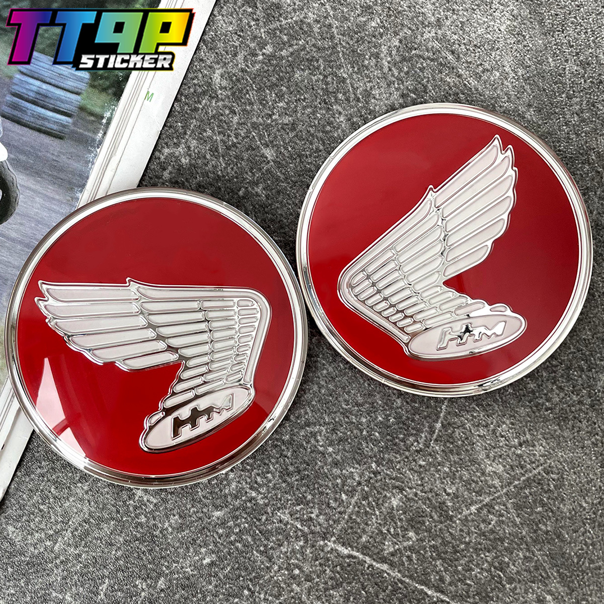 Dán xe máy Honda Super Cub C125 Wave Alpha RSX 110 Vision Winner X Future chất liệu acrylic logo 3D