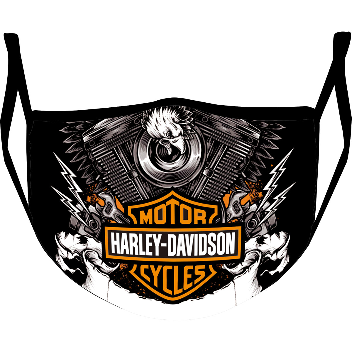 3 cái lái mô-tô mặt khăn Harley-Davidson thể thao ngoài trời thời trang chống bụi mặt nạ Bao cánh tay mùa hè lụa băng Bộ