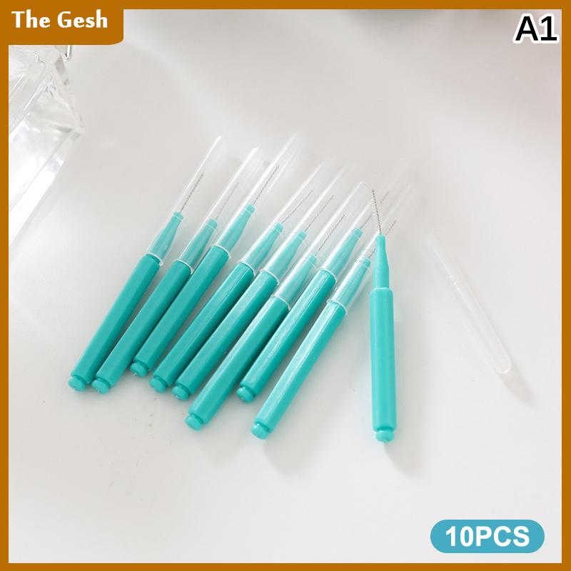 [The Gesh] 10 cái Đầu vòi hoa sen làm sạch bàn chải lỗ nhỏ công cụ làm sạch chống tắc nghẽn Mini crevice lông cho khoảng cách vòi phun phòng tắm ô tô - 5