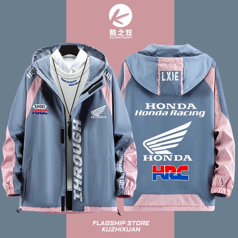 Racing Jacket Honda - Custom Logo, Waterproof, High-Quality Men'S