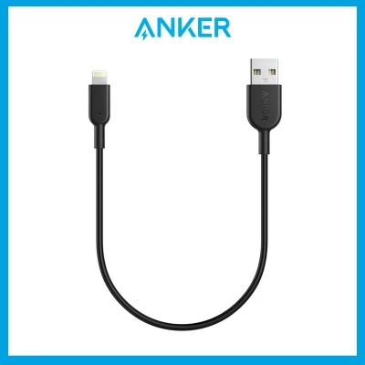 Anker PowerLine II 1ft Lightning Cable (1ft / 0.3m) Probably The World's Most Durable Cable, MFi Certified for iPhone 11/Xs/XS Max/XR/X / 8/8 Plus / 7/7 Plus And More