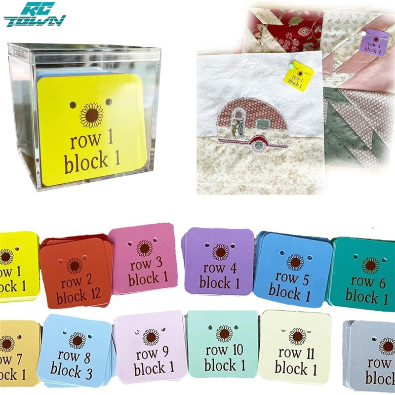 Quilt Block Markers, Sewing Marker With Pinhole, 12 Sewing Markers Per Color, Quilt Block Row Markers, Innovative Sewing And Quilting Notions ราคา 208 บาท*ส่งฟรี