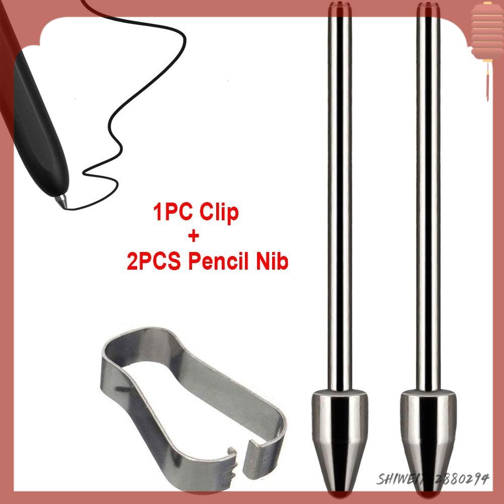 SHIWEI732880294 Máy tính bảng Ngòi Bút Chì Có thể thay thế Chống mài mòn Bộ dụng cụ nhíp Văn phòng tại nhà Bạc Đầu bút cảm ứng Cho Samsung Galaxy Tab S7/S8/S9 + S23 note20