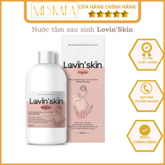 Lovin Skin Mama - Nước Tắm Thảo Dược Cho Mẹ Bầu Và Sau Sinh Lovin’skin Mama 260ml làm sạch dịu nhẹ