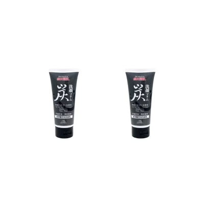 [Bundle of 2] Dr.Morita Charcoal Aloe Tea Tree Moisturizing Black Face Wash Facial Cleanser 150g 【2 Tubes】