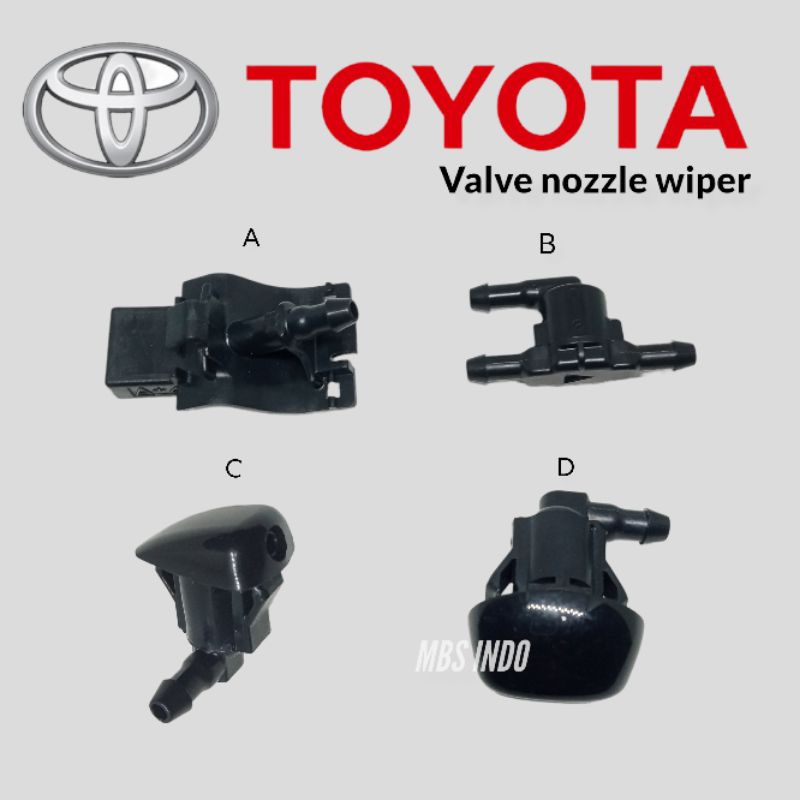 VALVE NOZZLE WIPER TOYOTA UNIVERSAL . PALEP SLANG AIR WIPER TOYOTA . PENGHUBUNG SLANG WIFER . PENYEMPROT KACA MOBIL TOYOTA ORIGINAL NOSEL AIR WIPER TOYOTA Harga 12,000 rupiah*Gratis Ongkir