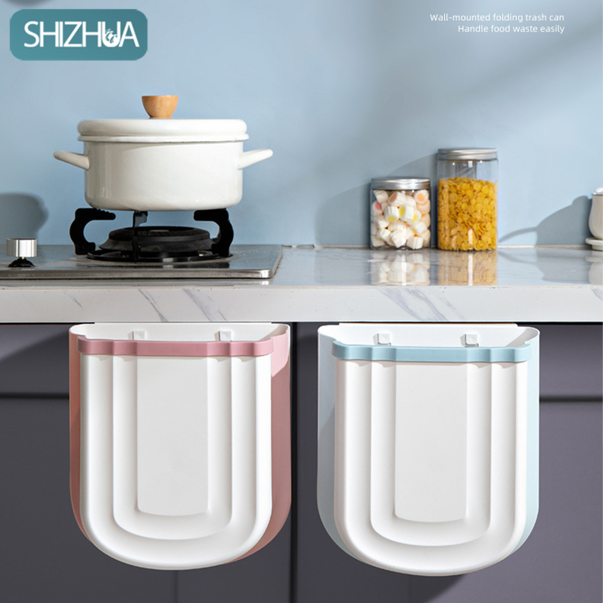 ถังขยะติดตู้ติดผนัง ถังขยะแขวนผนัง ถังขยะ แบบติดผนัง การออกแบบช่องเสียบการ์ดรูปตัว U มีให้เลือก 4 สี ราคา 53 บาท*ส่งฟรี