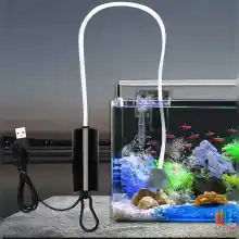 ภาพขนาดย่อของภาพหน้าปกสินค้าTZ. อุปกรณ์ตู้ปลา USB เครื่องออกซิเจนขนาดเล็ก คอมเพรสเซอร์อากาศ แบบพกพา Fish tank accessories จากร้าน The Time Zones บน Lazada