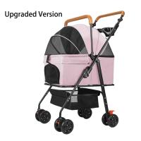 Kopipets Local Seller 3-in-1 Foldable Pet Stroller with Detachable Cat & Dog Carrier Lightweight