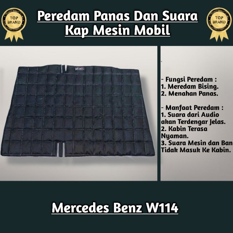 (SIGMA) Peredam Panas Dan Suara Kap Mesin Mobil Mercedes Benz w114 Dan W115 Mercy Mini Harga 500,000 rupiah*Gratis Ongkir