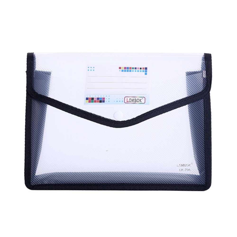 A3 / A4 / A5 / FC PP Waterproof Transparent Document Storage Organizer Semi-transparent Plastic Fold