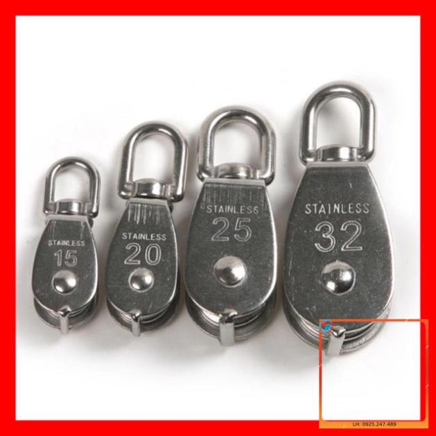 Ròng Rọc INOX 304 Đơn và Đôi CÁP THÉP THỦ ĐỨC