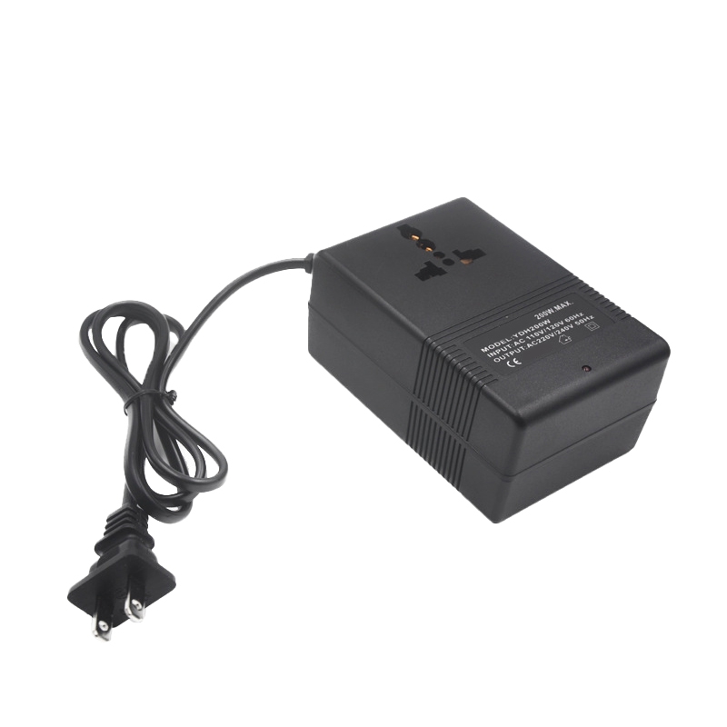 200W Voltage Converter 110V to 220V Transformer Step-Up Transformer Voltage Converter Travel Adapter Easy to Use