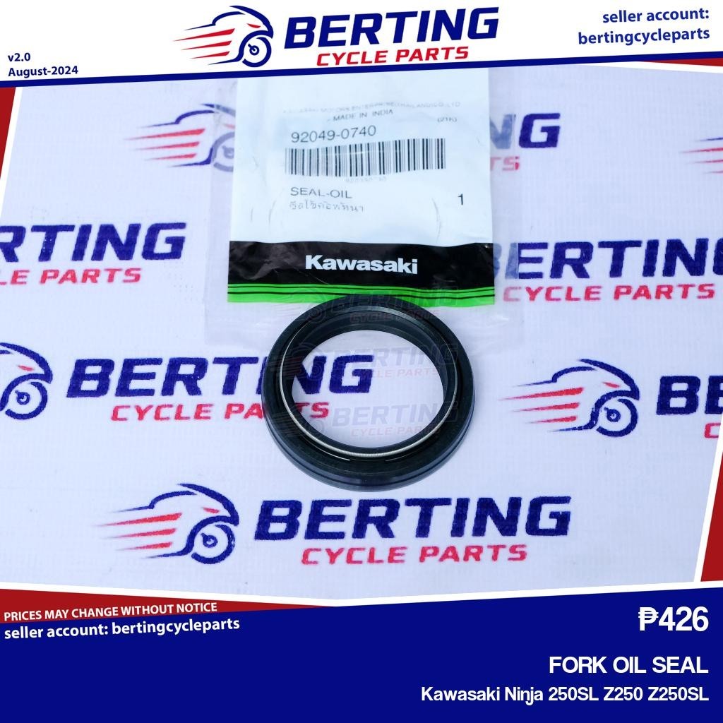 FORK OIL SEAL Kawasaki Ninja 250 Twin 300 ZX-25R KLX 230 Z300
