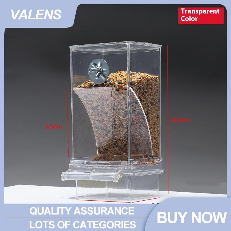 [Valen] Housewear & Furnishings Công suất lớn chim trung chuyển Hộp chống giật gân chim thực phẩm quả bền Vẹt ăn hộp cho chim vừa nhỏ - 7