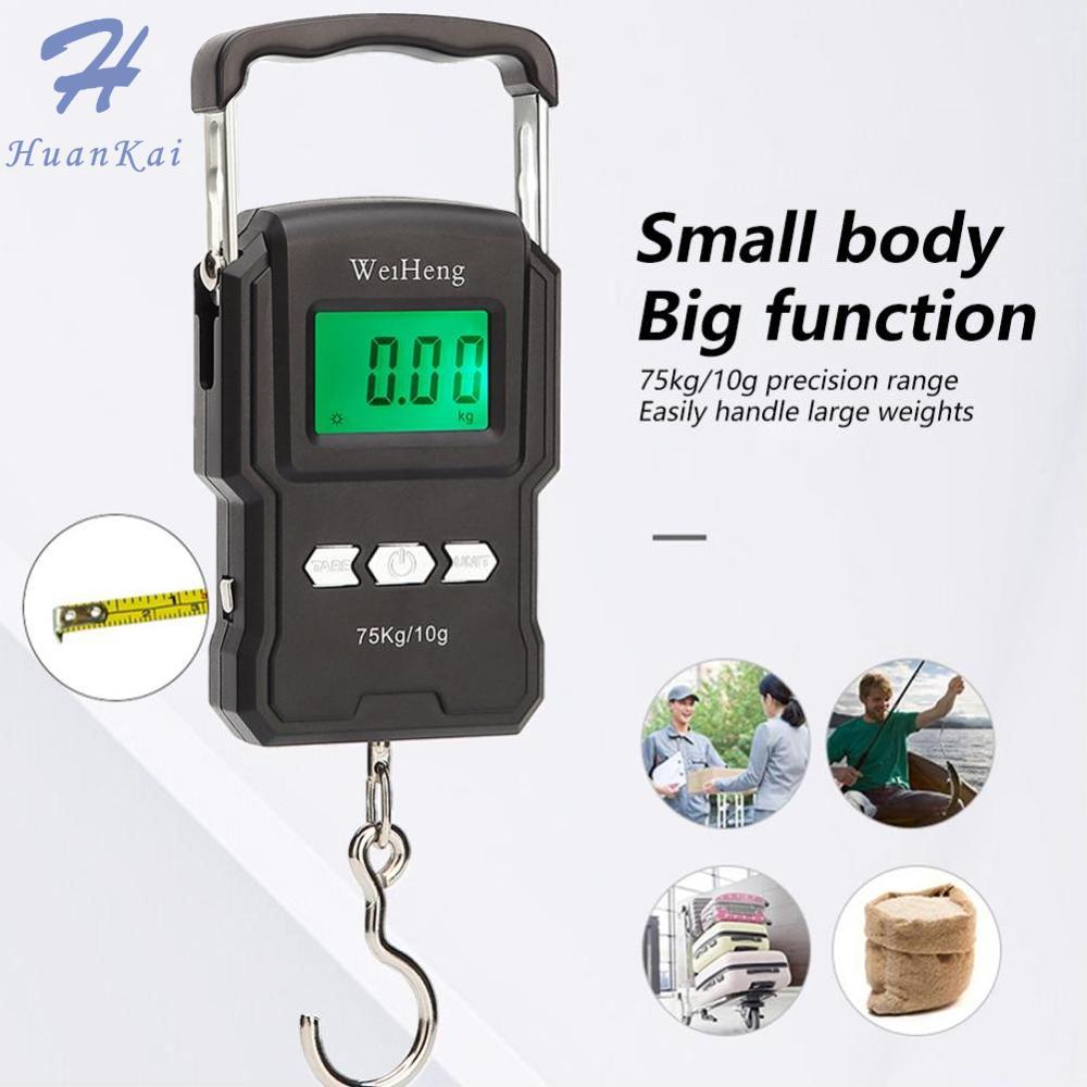 75/60KG 10g USB Charging Electronic Digital Scale with 1M Tape