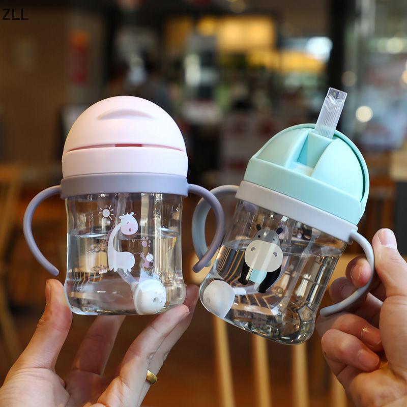 ZLL 250ml bé ăn cup với rơm tìm hiểu ăn uống chai đào tạo cup