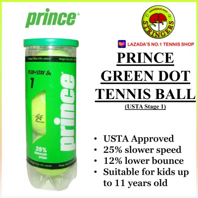Prince Green Dot Tennis Ball