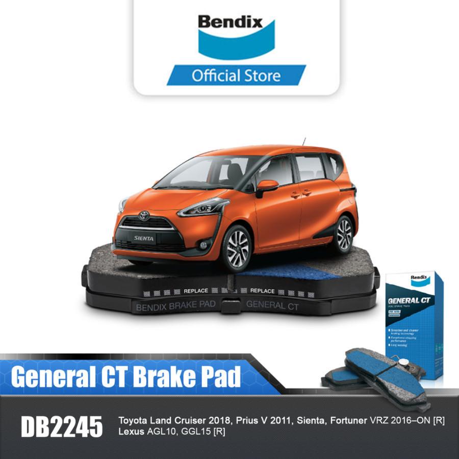 Bendix Kampas Rem Belakang Brake Pad Mobil Toyota Sienta - DB2245GCT Harga 547,400 rupiah*Gratis Ongkir