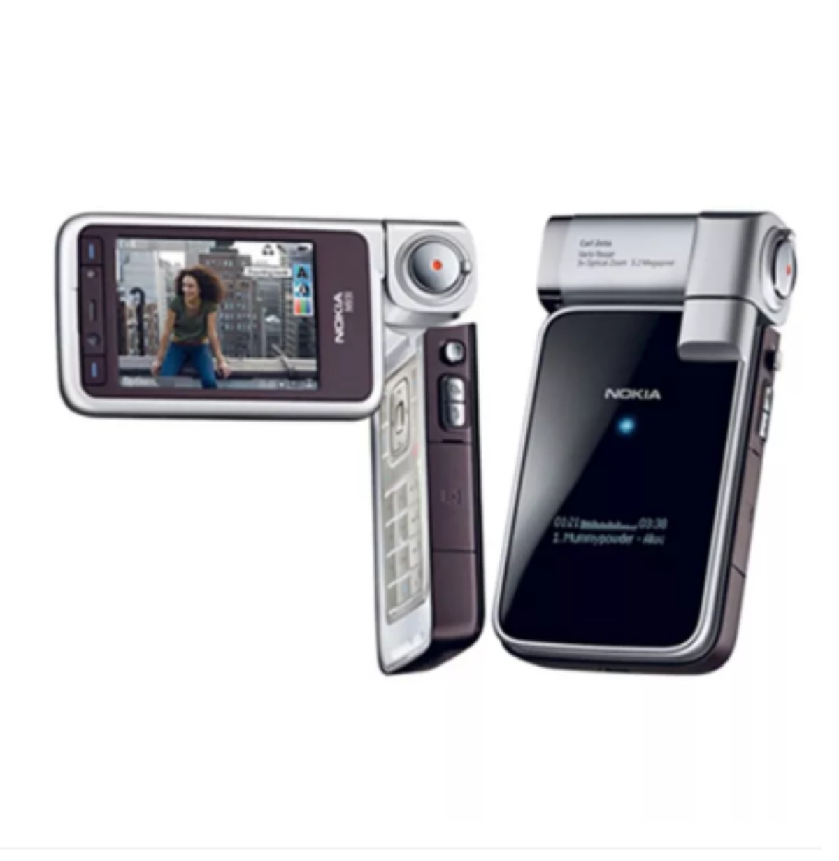For Nokia N93i Mobile Phone Original 3G Flip Keyboard Unlocked ราคา 5,282 บาท*ส่งฟรี