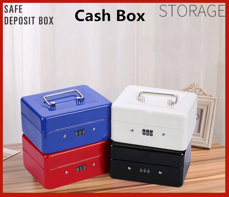 Stainless Steel Petty Cash Money Box Security Lock Lockable Metal Safe Small Fit For Home 5.9*4.5*2.9 - intl